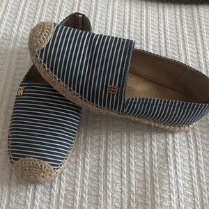 Tommy Hilfiger Striped Blue Espadrilles